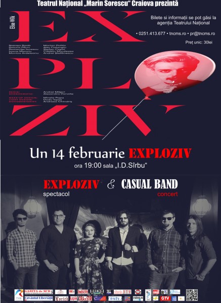 Valentine’s Day la Teatrul National “Marin Sorescu”