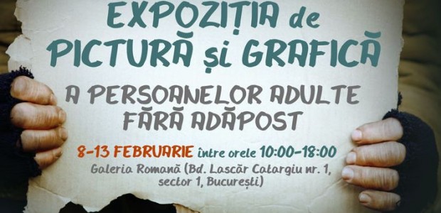 Expozitie in premiera la Bucuresti: peste 30 de lucrari realizate de oameni ai strazii