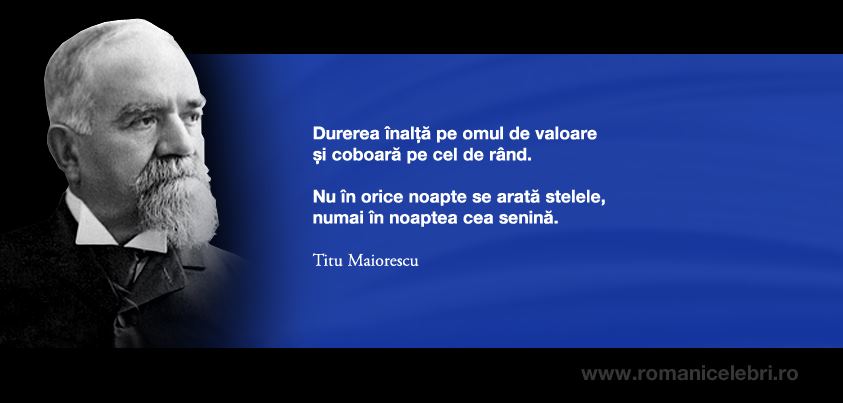 Personalitatea zilei: Titu Maiorescu!