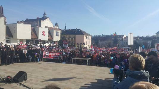 Protest pentru familia Bodnariu la Targu Mures