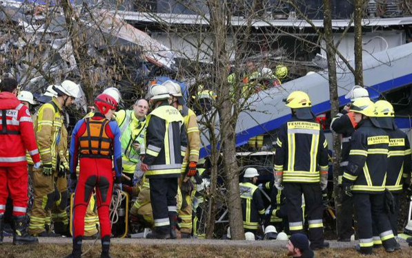 Accident de tren in Germania