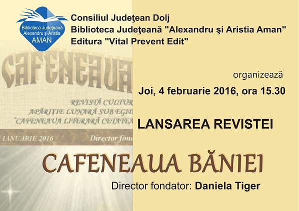 Se lanseaza revista „Cafeneaua Baniei”