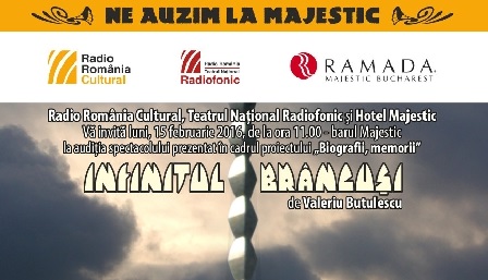 „Saptamana Brancusi” la Teatrul National Radiofonic