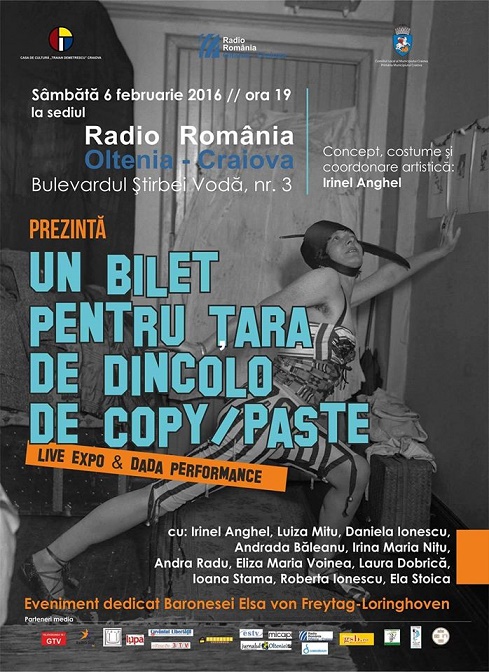 Un bilet pentru Țara de Dincolo de Copy / Paste live expo & dada performance (LIVE VIDEO)