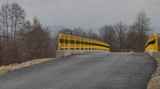 Pod finalizat la Bumbești Pițic