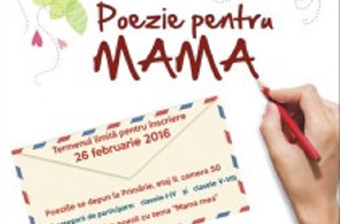 Concursul “Poezie pentru mama”