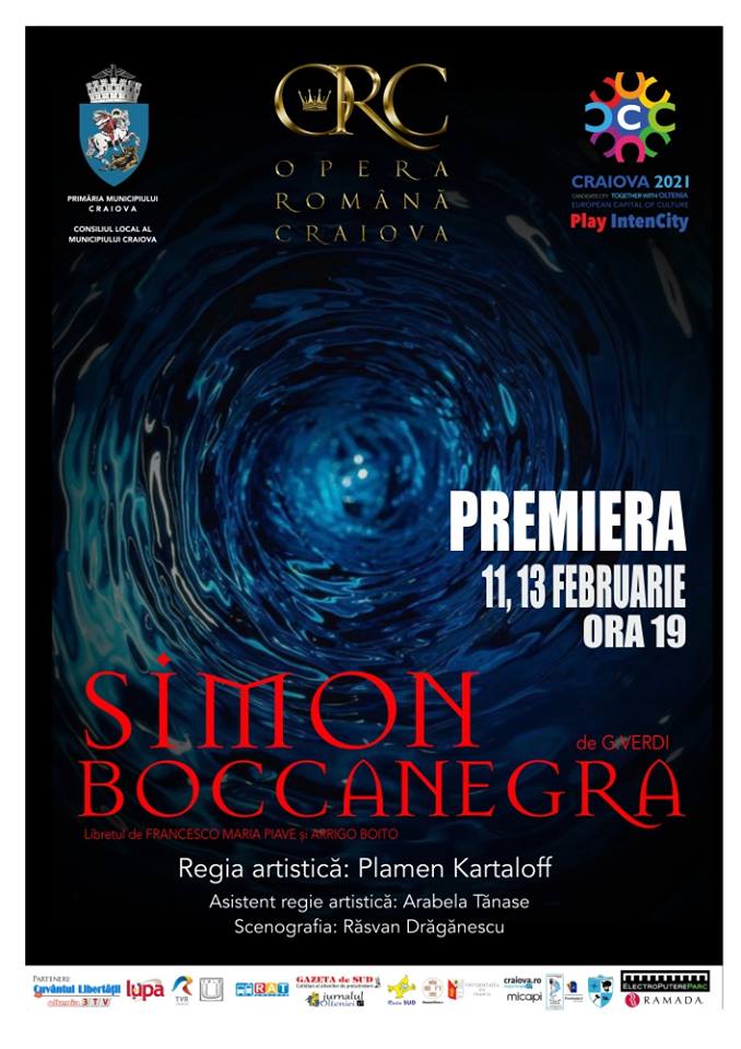 În premieră, „Simon Boccanegra”, la Opera Română Craiova!