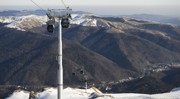 Cea mai „înaltă” telegondolă din România, inaugurata astazi!