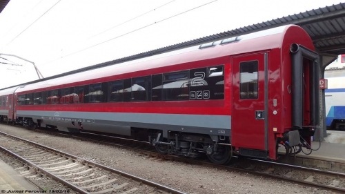 Primul vagon modernizat al CFR Călători a ieşit pe şine