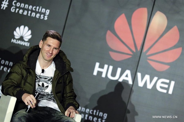 Messi este noul ambasador Huawei