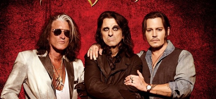 Johnny Depp, Alice Cooper si Joe Perry, in concert la Bucuresti!
