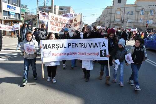 „Marşul pentru viaţă” la Craiova