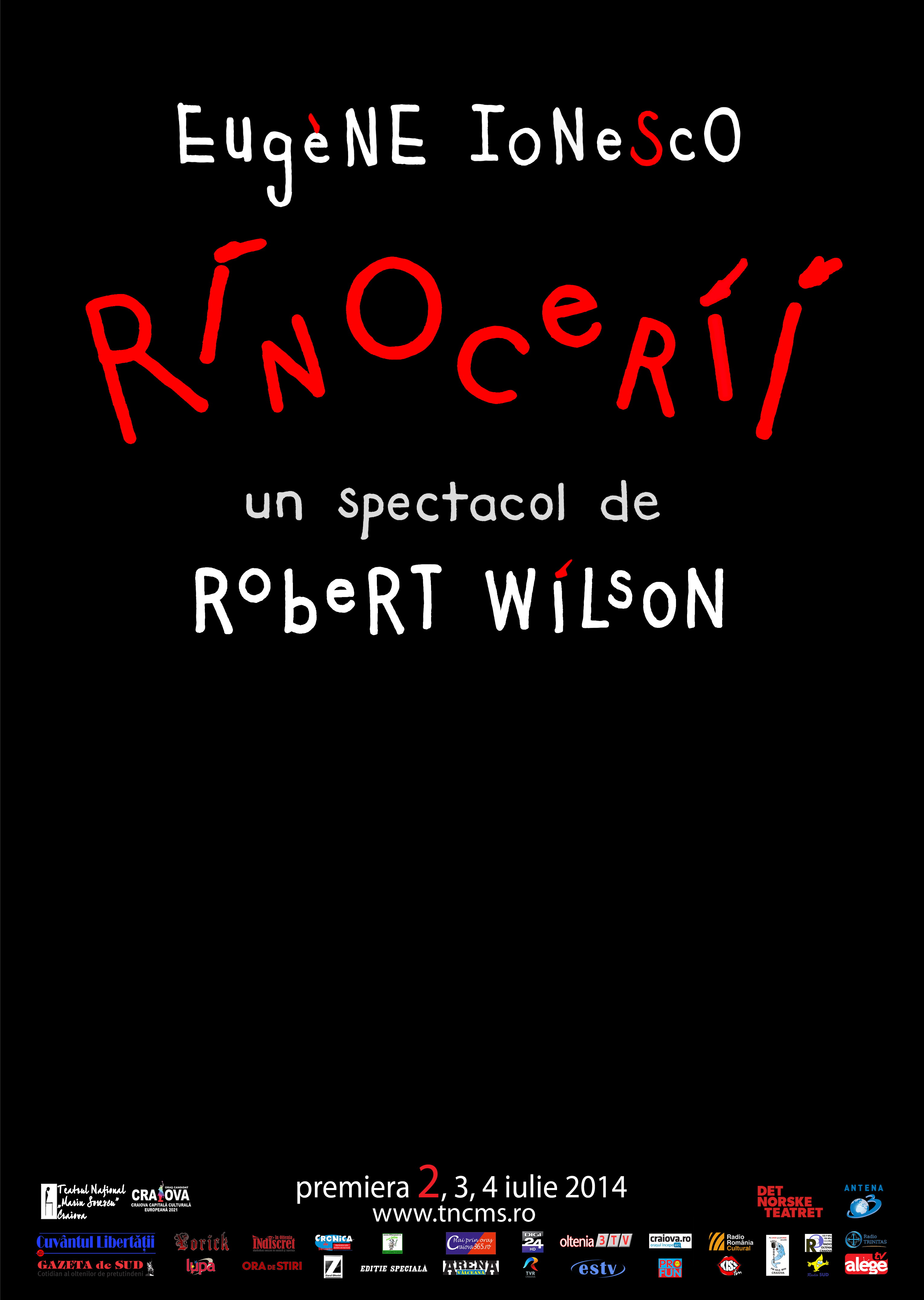 “Rinocerii” lui Robert Wilson – in turneu la Ljubljana