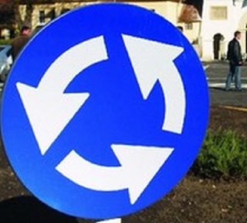 Sens giratoriu pe Calea București