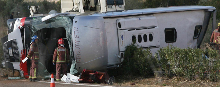Accident de autocar în Spania (audio)