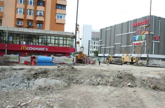 Trafic blocat în Râmnicu Vâlcea