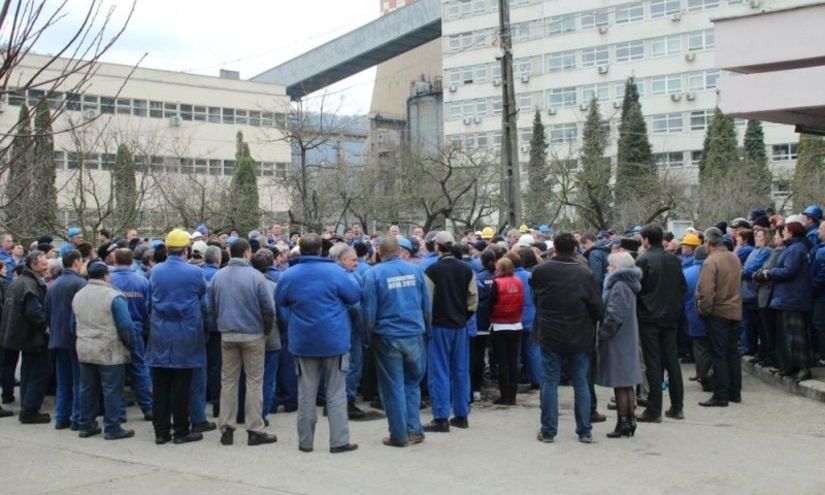 35 de sindicalişti de la Termocentrala Mintia sunt în greva foamei