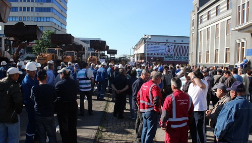 Acţiune de protest la Constanța (audio)