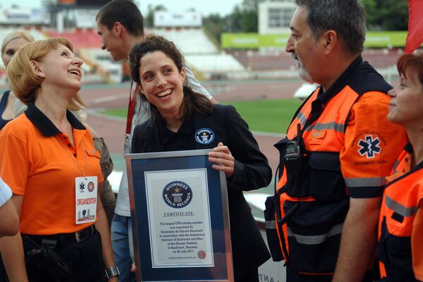 Romania in Cartea Recordurilor: cel mai mare curs de resuscitare din lume!