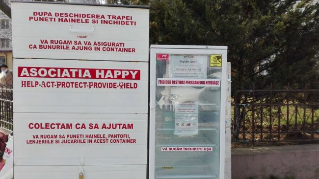 „Frigidere sociale”, un ajutor de nadejde pentru un nou oras din Romania!