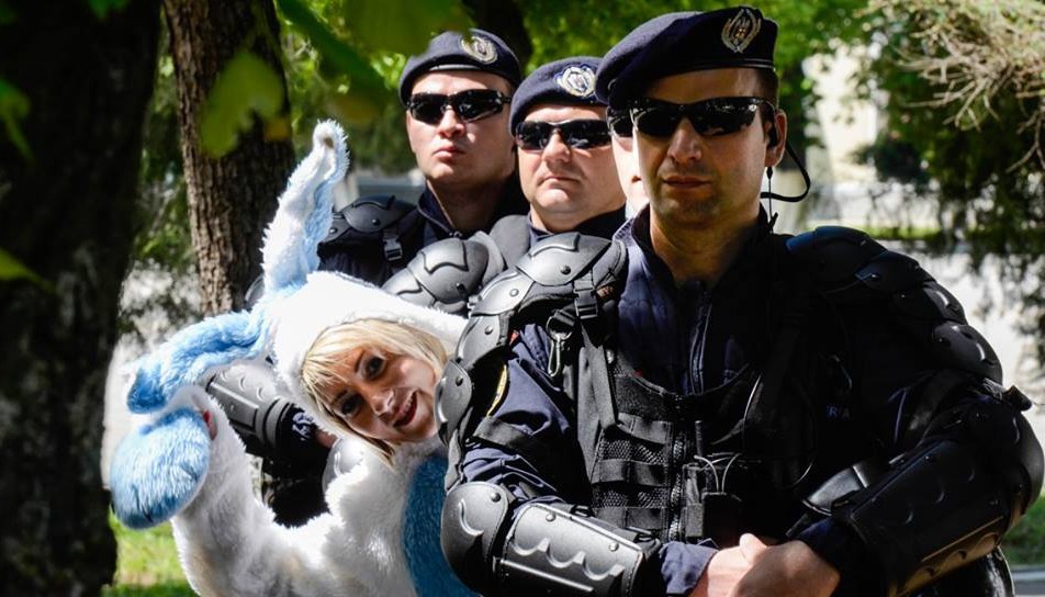 Iepurele de la MAI face senzatie pe Internet!