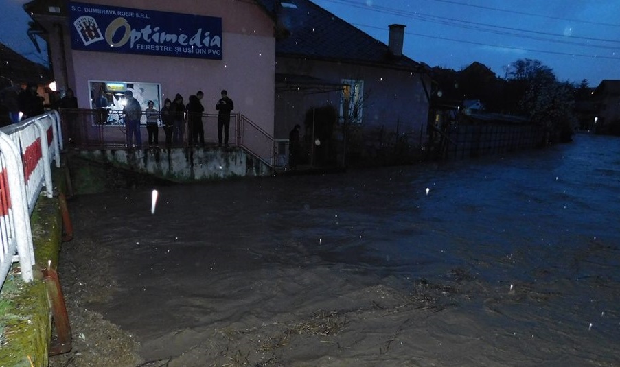 Inundații în Transilvania