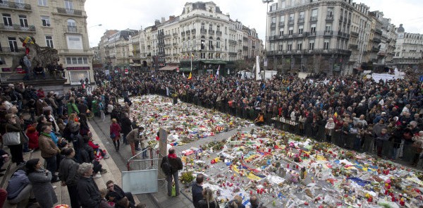 Marş împotriva terorii şi a urii, la Bruxelles