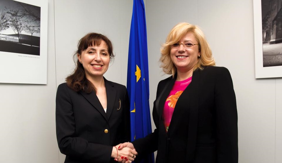 Corina Cretu, intalnire cu Ministrul Mediului, Apelor si Padurilor din Romania