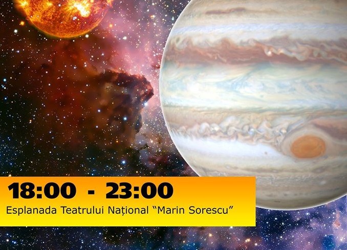 Ziua Astronomiei, pe esplanada Teatrului National Craiova!