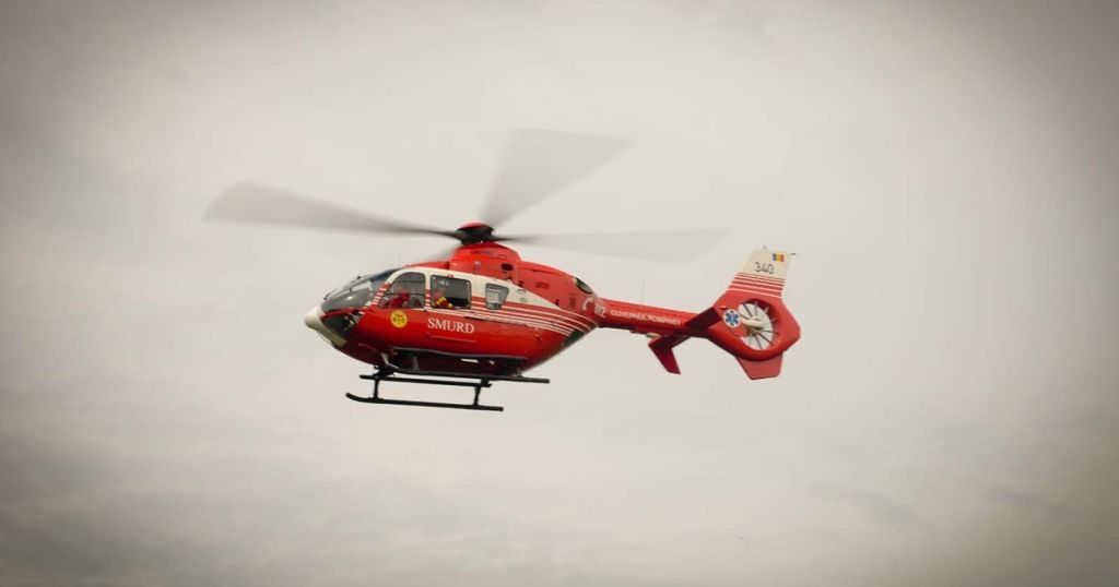 Elicopter SMURD la Balea Lac pentru a salva o turista!