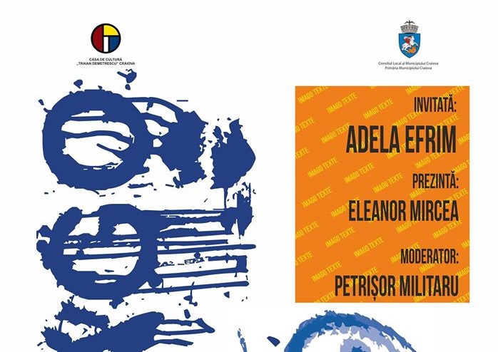 Scriitoarea Adela Efrim, invitata la ImagoTexte