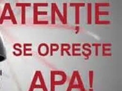 Se ia apa în Rovine!