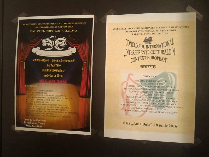 Concursul Interjudețean de Teatru „Marin Sorescu”