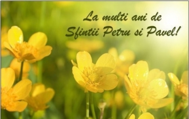 29 iunie: Sfintii Petru si Pavel!