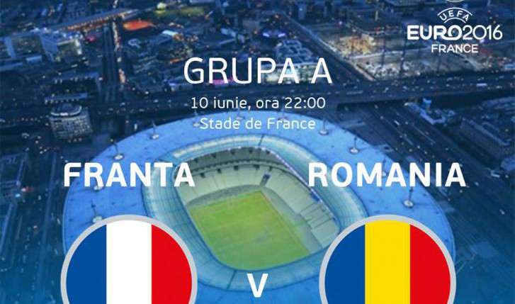 Ziua cea mare a sosit! Franta- Romania, astazi la EURO 2016!
