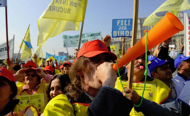 Marş de protest în capitală (audio)