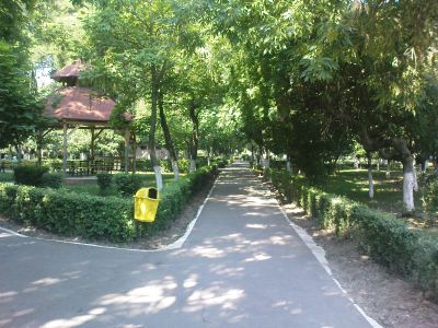 Parcul Puşkin, în reabilitare