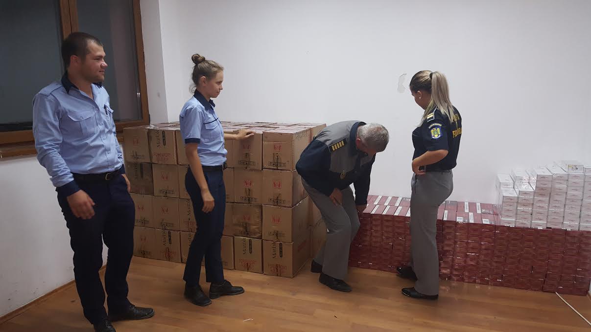 Mii de pachete cu ţigări de contrabandă, introduse ilegal
