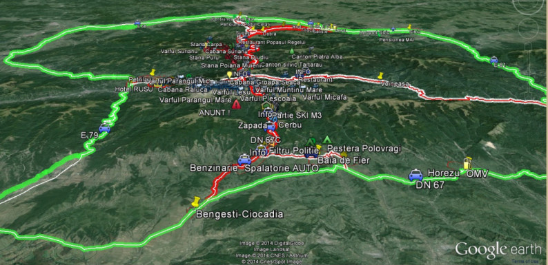 Prima HARTĂ 3D cu Transalpina!