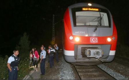 Atac cu toporul în tren