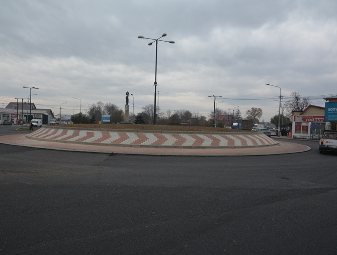 Sensurile giratorii prevăzute în proiectul de reabilitare a DN6, în grafic