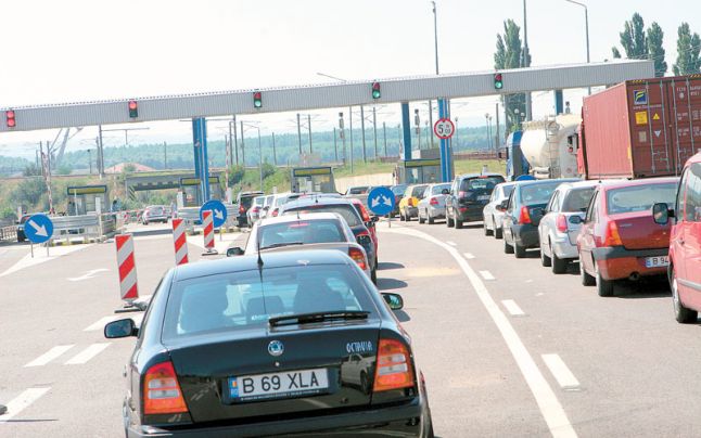 Aglomerație pe drumul spre mare