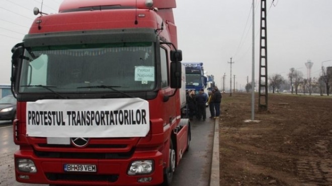 Transportatorii pregătesc un protest de amploare