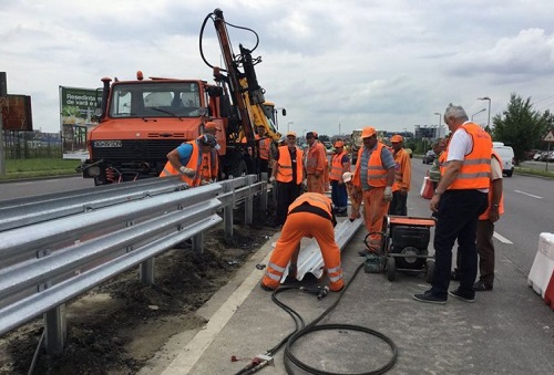 Lucrări pe A 1 București-Pitești