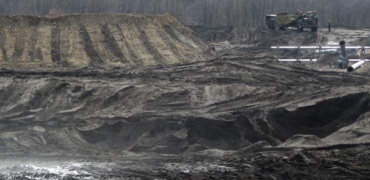 Depozit de zgură supraînălțat