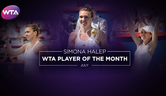 Simona Halep, jucatoarea lunii iulie!