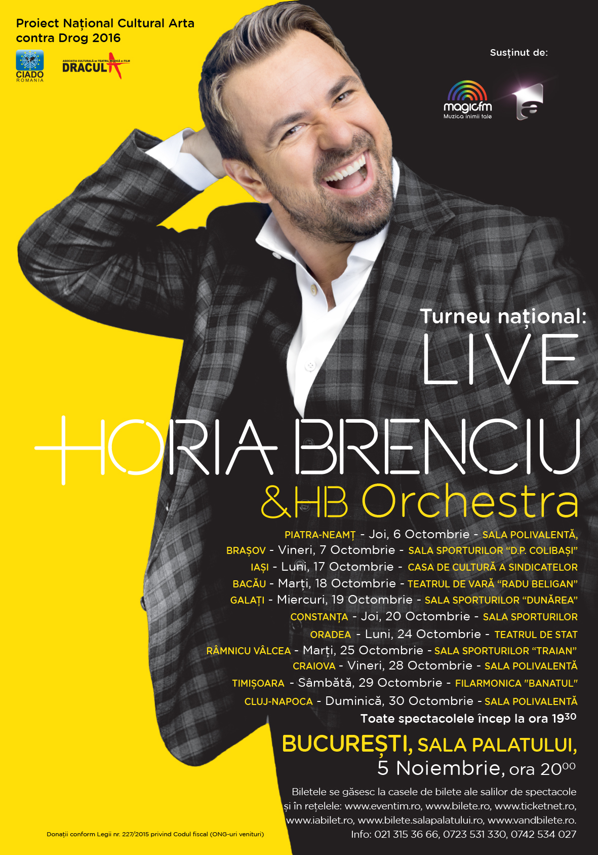 Horia Brenciu & HB Orchestra Live la Craiova