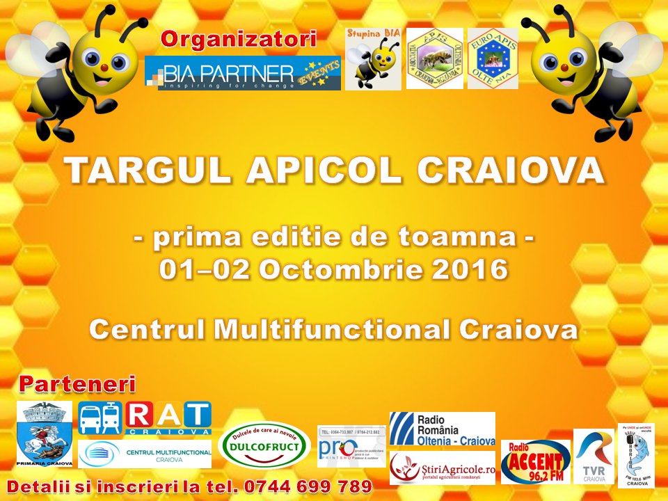 Se deschide Târgul Apicol!!!