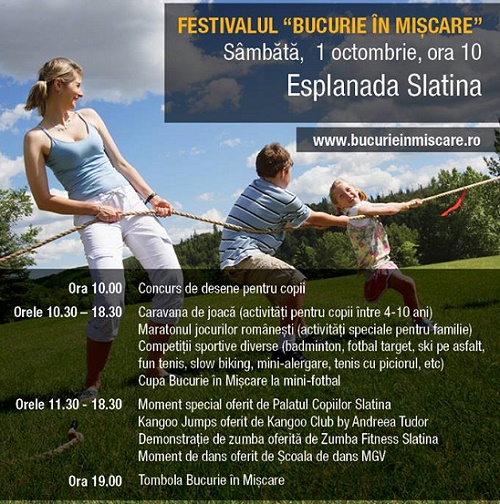 „Bucurie în Mişcare”, la Slatina
