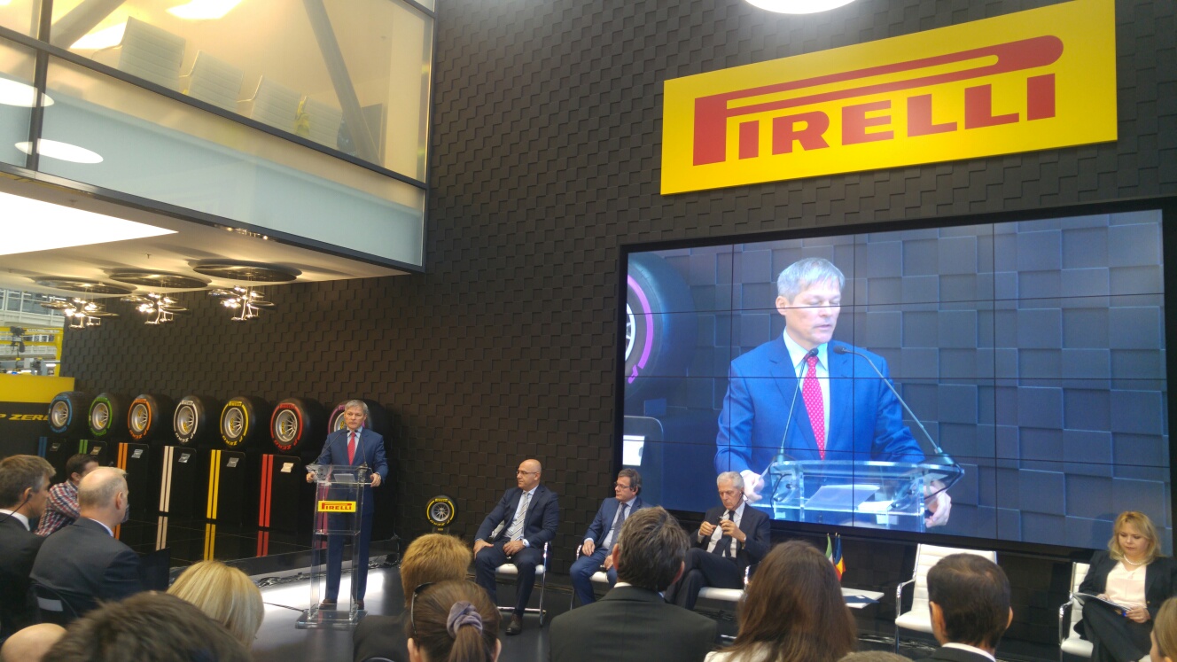 Dacian Cioloș la Pirelli Slatina (fotoreportaj)